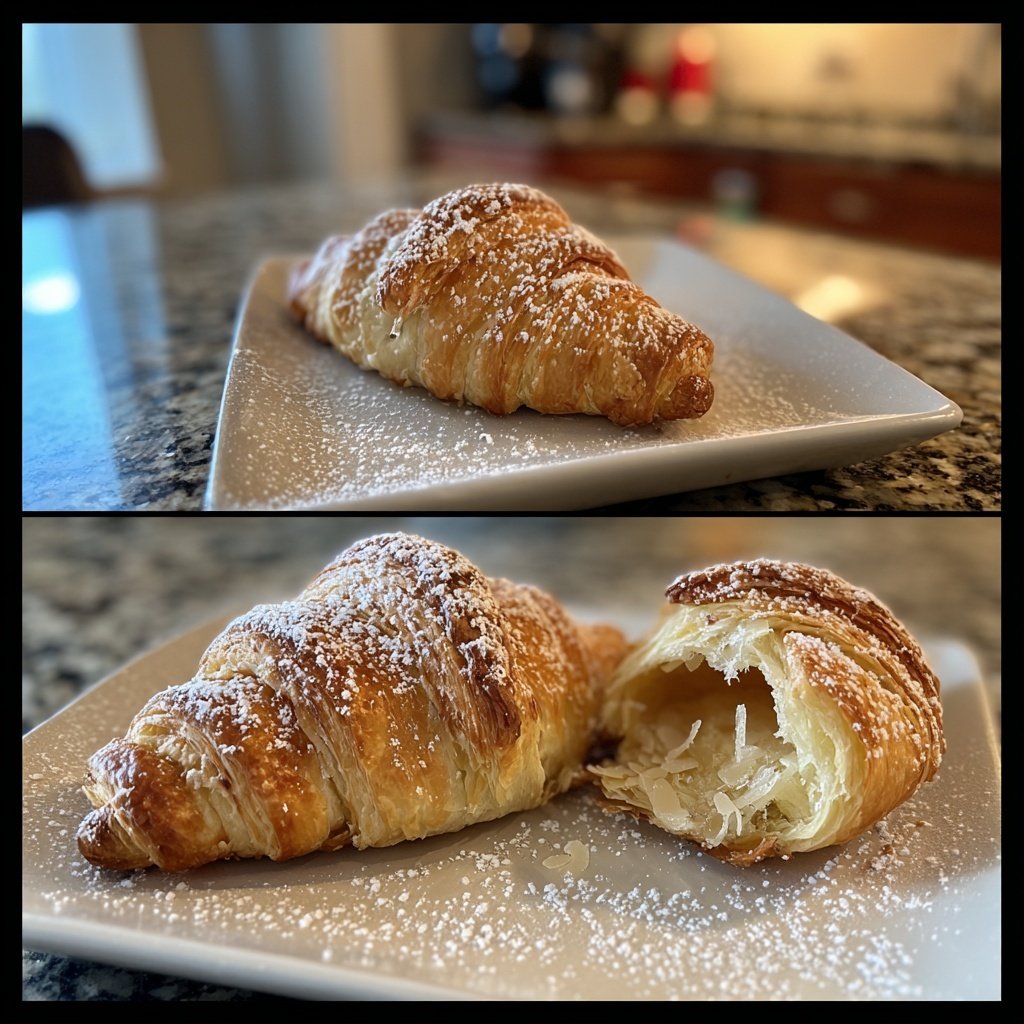 Buttery Almond Filled Croissants