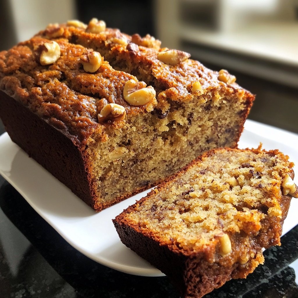 Banana Bread with Walnuts Recipe