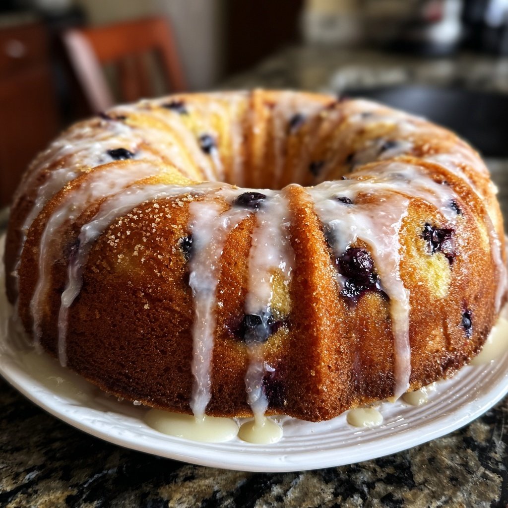 Blueberry Lemon Bundt Cake