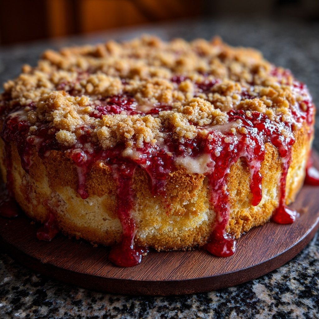 Spring Brunch Raspberry Coffee Cake