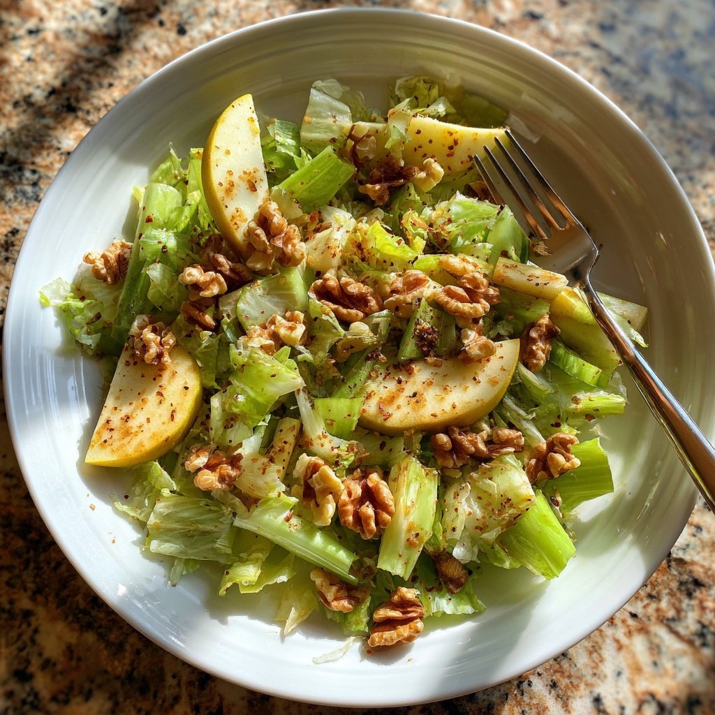 Celery Salad With Apples And Walnuts