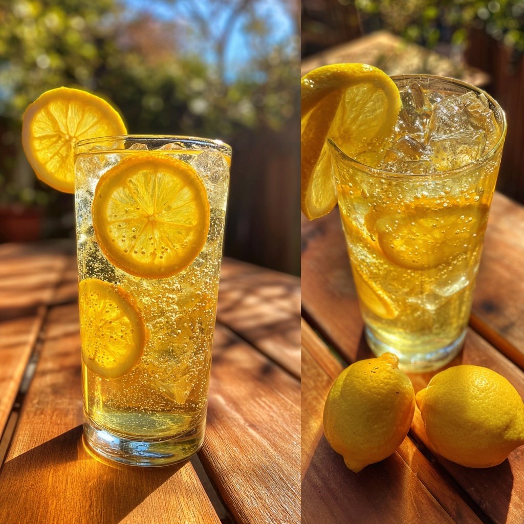 Sparkling Lemon Spring Drink