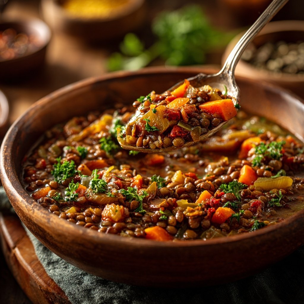 Ground Beef And Lentil Stew