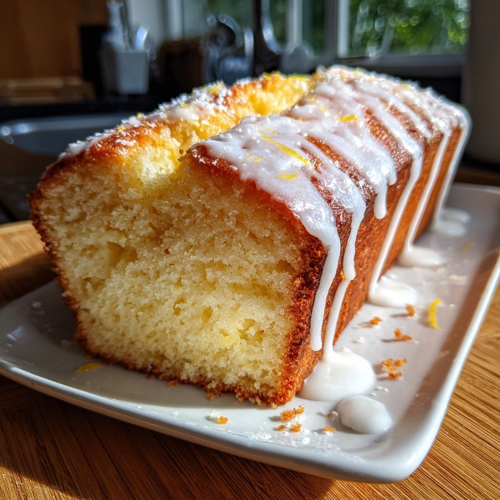 Cottage Cheese Lemon Loaf