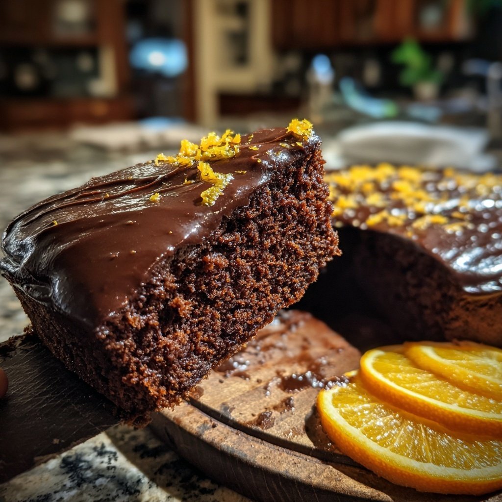 Chocolate Orange Snack Cake