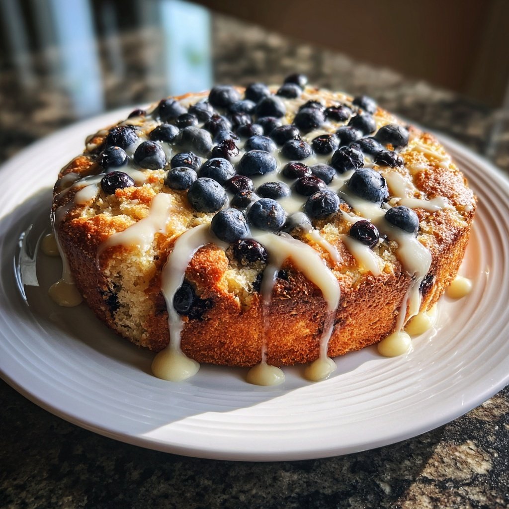 Blueberry Yogurt Breakfast Cake