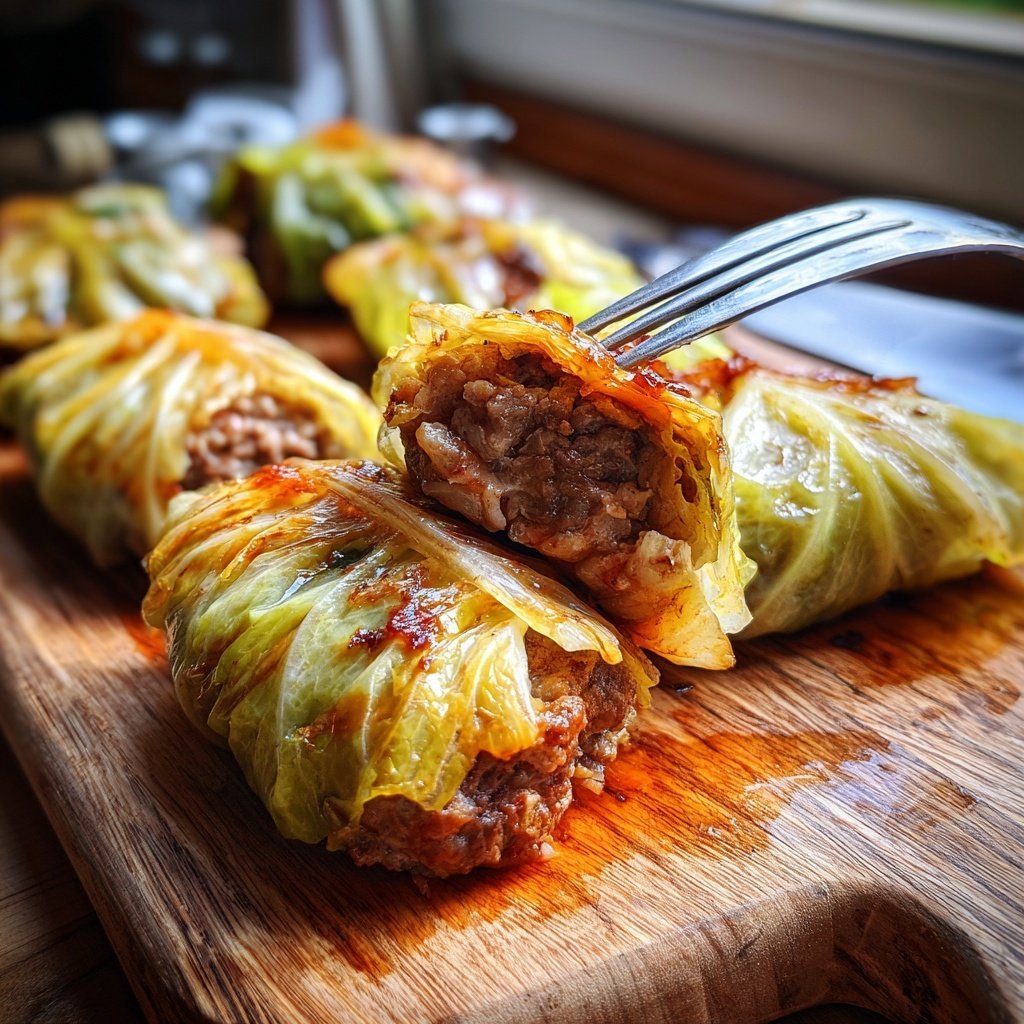 Beef And Rice Cabbage Rolls