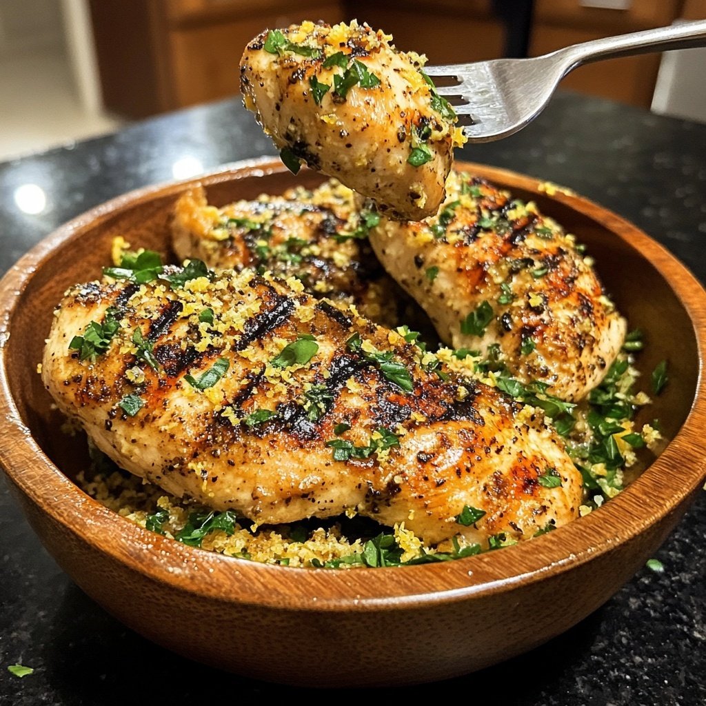Grilled Lemon Herb Chicken Bowl